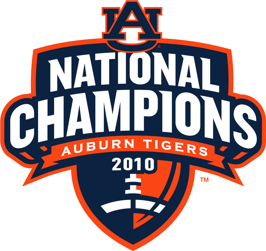 Auburn Tigers 2010 Champion Logo iron on transfers for T-shirts